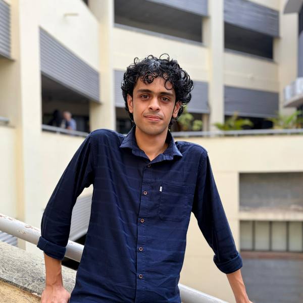 Srikant Rajan, Master's student.